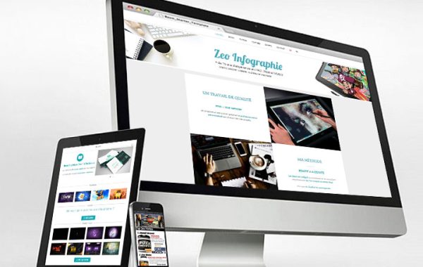 presentation site web Graphiste Zeo twitch